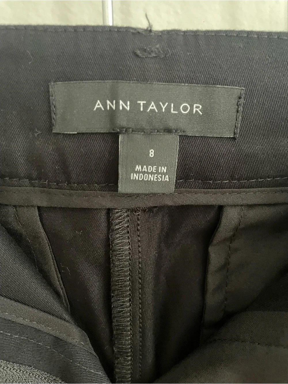 Ann Taylor Black Tailored Shorts